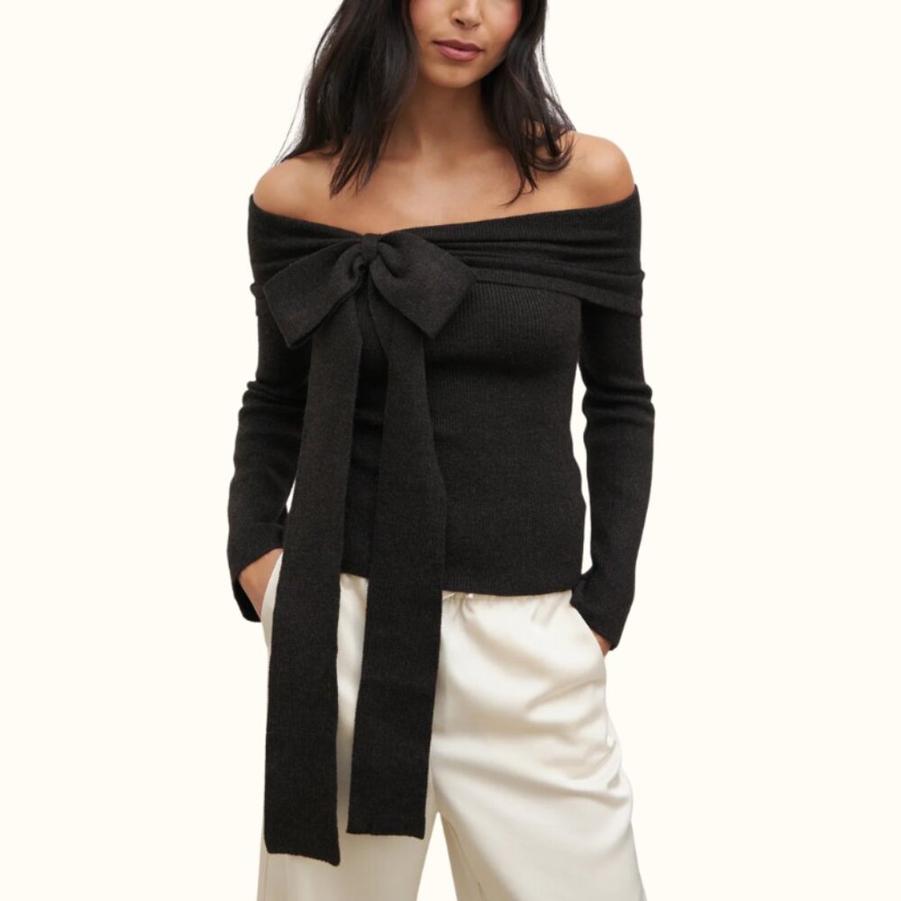 Bow Sweater Top